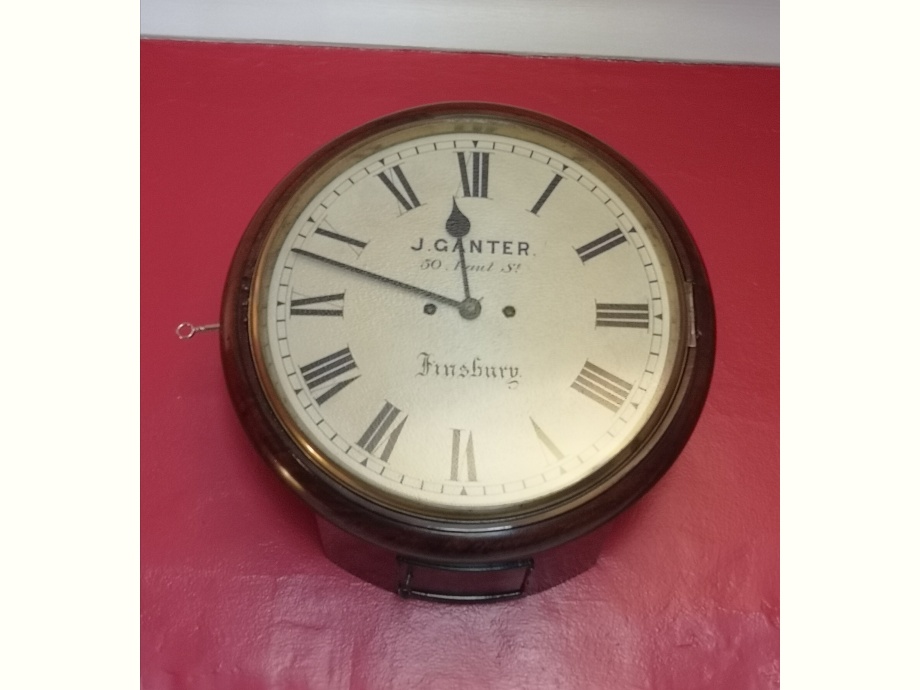 Restored 12" Double Fusee Dial Clock->title 1